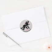 Marsupial - Ik hou van Tasmaanse duivels - Wildlif Ronde Sticker (Envelop)