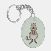 Marsupial -Schattigee QUOKKA- Bedreigd dier - Natu Sleutelhanger (Voorkant Links)