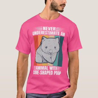 Marsupial Wombat voor een vrouwendag T-shirt