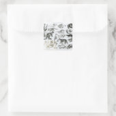 Marsupialia, Monetremata, Edentata Vierkante Sticker (Tas)