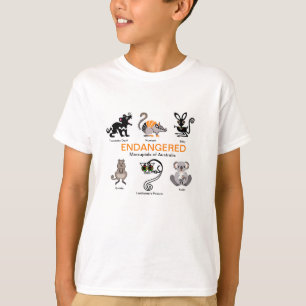 MARSUPIALS - Bedreigde dierafbeeldingen - T-shirt