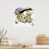 Marsupilami in nest with Familiy Poster (Keuken)