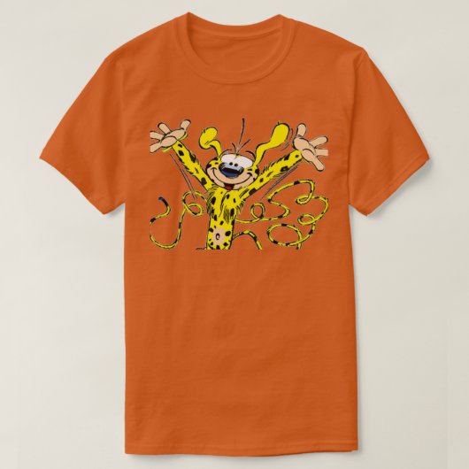 Marsupilami sticker 1 t-shirt (Design voorkant)