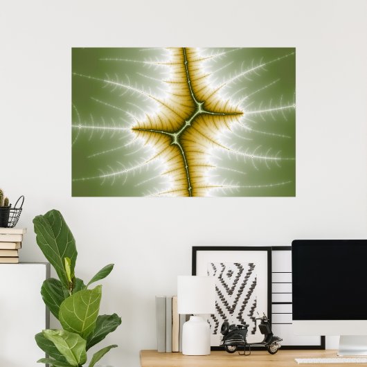 Mart - Fractal Poster (Thuiskantoor)