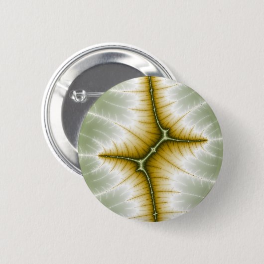 Mart - Fractal Ronde Button 5,7 Cm (Voorkant /achterkant)