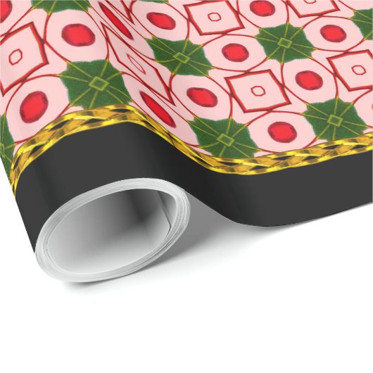 Marta Victoriaans Kerst Cadeaupapier (Rol Hoek)