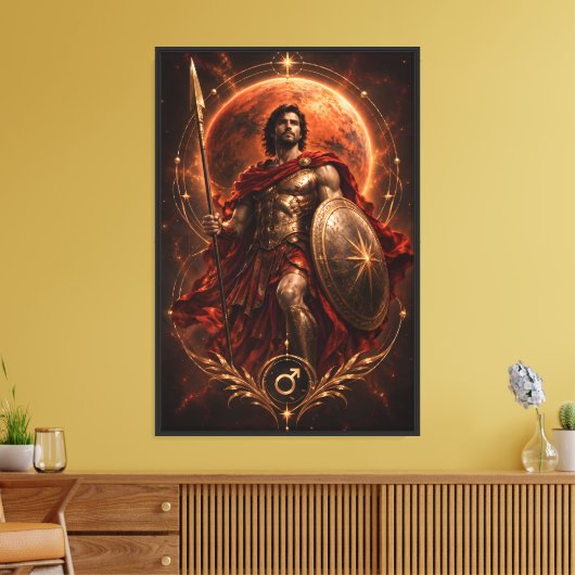 Marte Canvas Afdruk (Insitu (Woonkamer))