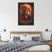 Marte Canvas Afdruk (Insitu (Slaapkamer))