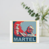 Martel (Hope-kleuren) Briefkaart (Staand voorkant)