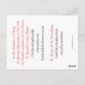 Martelaars en dwazen voor de Christelijke Kaart (Achterkant)