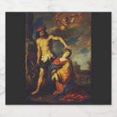 Martelaarschap van Sint-Catharina Bier Etiket (Enkel label)