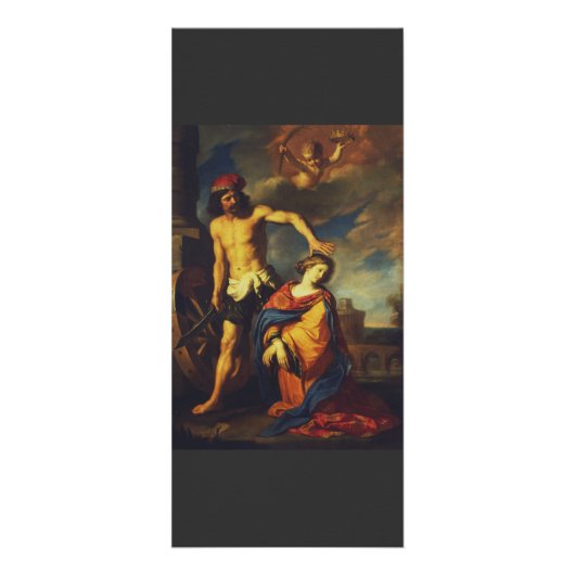 Martelaarschap van Sint-Catharina Reclamekaart (Voorkant)