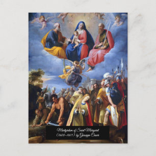 Martelaarschap van Sint Margaretha Briefkaart