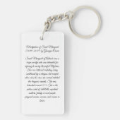 Martelaarschap van Sint Margaretha Sleutelhanger (achterkant)