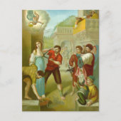 Martelaarschap van St. Agatha (M 003) Briefkaart # (Voorkant)
