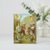 Martelaarschap van St. Agatha (M 003) Briefkaart # (Staand voorkant)