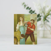 Martelaarschap van St. Agatha (M 003) Briefkaart # (Staand voorkant)