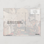 martelaarschap van St. Cosmas en Damian door Fra A Briefkaart (Achterkant)