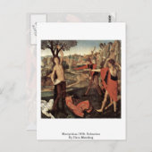 martelaarschap van St. Sebastian door Hans Memling Briefkaart (Voorkant / Achterkant)