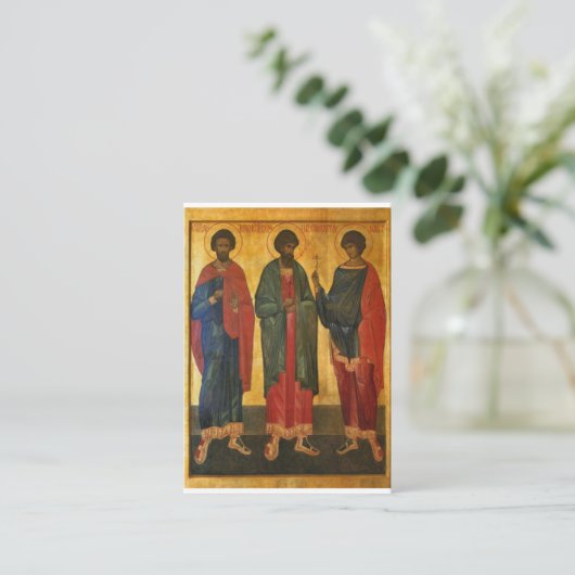 Martelaren Anthony John Eustathius Gebed Kaart Plaatskaartje (Staand voorkant)