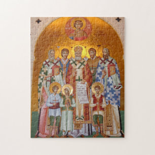Martelaren van Jasenovac Orthodox Christelijk Icoo Legpuzzel