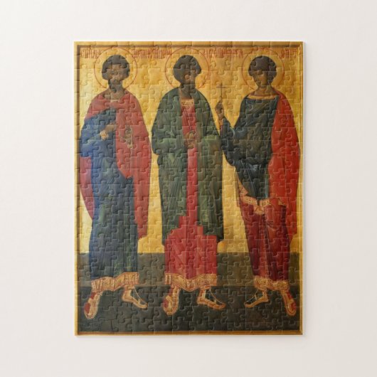 Martelaren van Vilnius Antonius, Johannes en Eusta Legpuzzel (Verticaal)