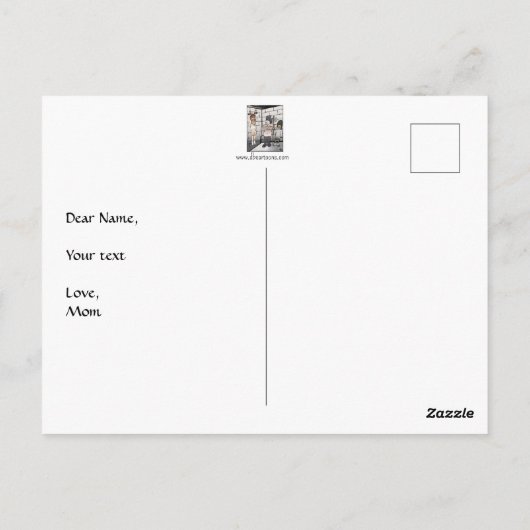 Marteling Briefkaart (Achterkant)