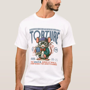 Marteling van de gegevens t-shirt