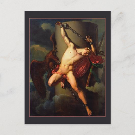 Marteling van Prometheus door Jean Lair Briefkaart (Voorkant)