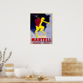MARTELL COGNAC France Art Deco Leonetto Cappiello Poster (Keuken)