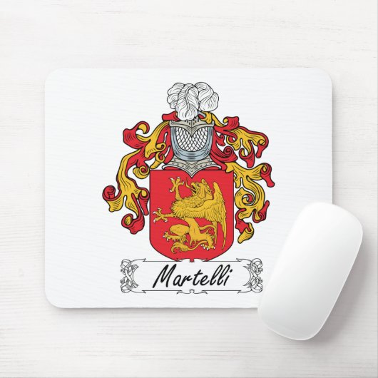 Martelli Family Crest Muismat (Met muis)