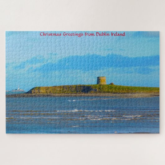 Martello Tower Dublin Ierland. Jigzaag Puzzle Legpuzzel (Horizontaal)