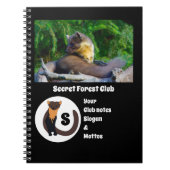 Marten Secret Forest Club Monogram Notitieboek (Voorkant)