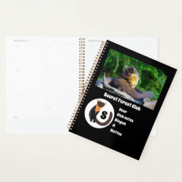 Marten Secret Forest Club Monogram Planner