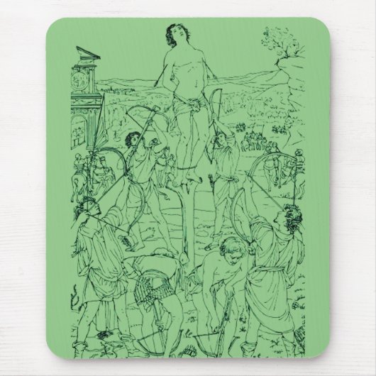 Marter van Sint-Sebastiaan  Muismat (Voorkant)