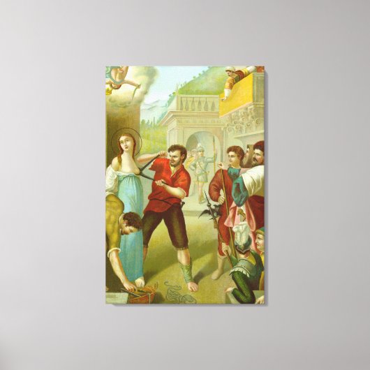 Marter van St. Agatha (M 003) Canvas Afdruk (Voorkant)