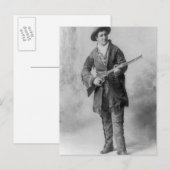 Martha Canary "Calamity Jane" Briefkaart (Voorkant / Achterkant)