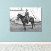 Martha Canary "Calamity Jane" op Horseback Canvas Afdruk (Insitu (Houten vloer))