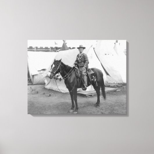 Martha Canary "Calamity Jane" op Horseback Canvas Afdruk (Voorkant)