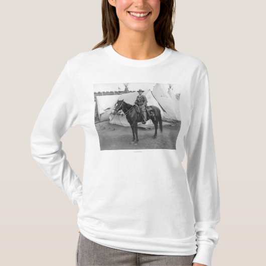 Martha Canary "Calamity Jane" op Horseback T-shirt (Voorkant)