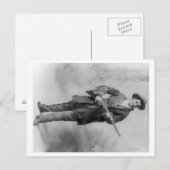 Martha Canary "Calamity Jane" Portrait Briefkaart (Voorkant / Achterkant)