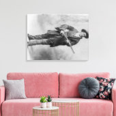Martha Canary "Calamity Jane" Portrait Canvas Afdruk (Insitu (Woonkamer))