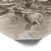 Martha en George Washington 1876 Poster (Hoek)