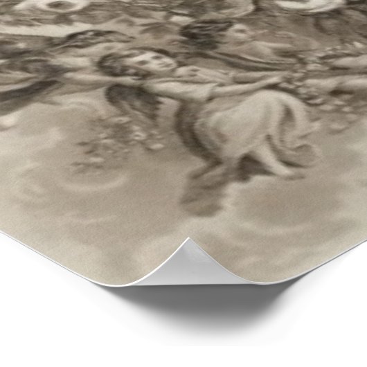 Martha en George Washington 1876 Poster (Hoek)