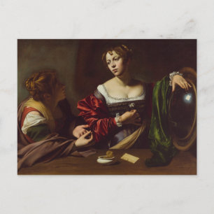 Martha en Maria Magdalena door Caravaggio Briefkaart
