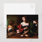 Martha en Mary Magdalene door Caravaggio (c 1598) Briefkaart (Voorkant / Achterkant)