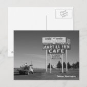 Martha Inn - George, Washington Briefkaart (Voorkant / Achterkant)