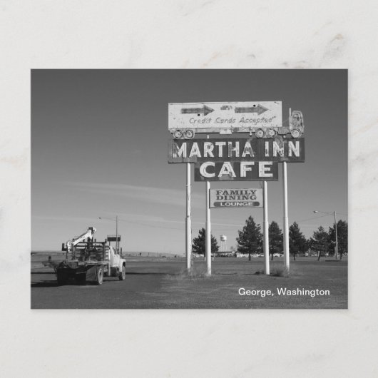 Martha Inn - George, Washington Briefkaart (Voorkant)