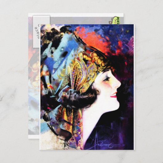 Martha Mansfield Briefkaart (Voorkant / Achterkant)