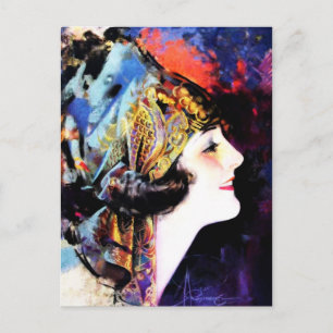 Martha Mansfield, een legende uit de stomme film Briefkaart